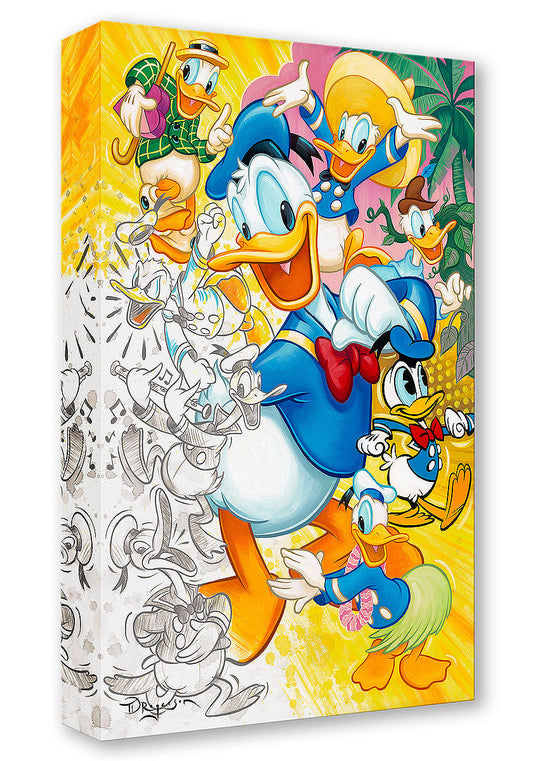 90 Years of Donald Duck Walt Disney Fine Art Tim Rogerson Limited Editionof 1500 Treasures on Canvas TOC "90 Years of Donald Duck"