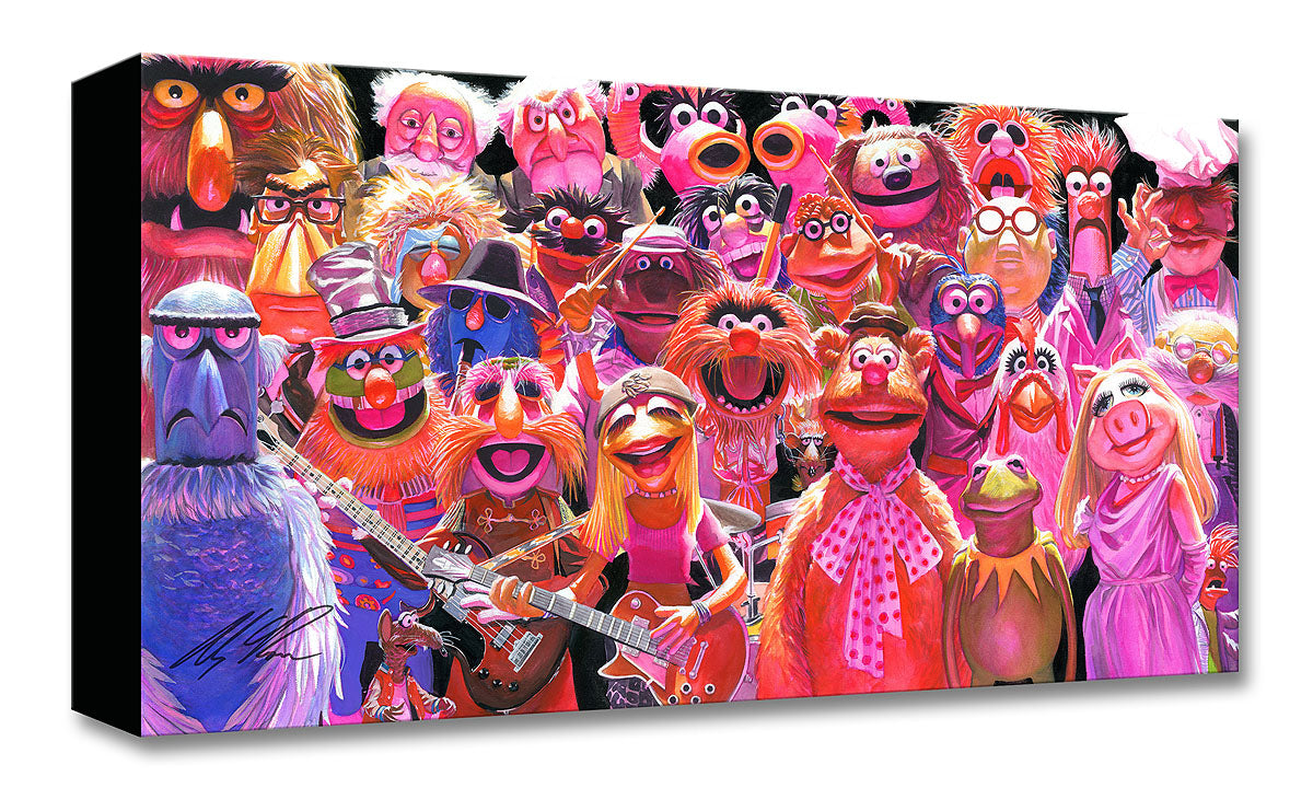 Muppets Walt Disney Fine Art Alex Ross Limited Ed of 1500 TOC Treasures on Canvas Print "The Muppet Show"