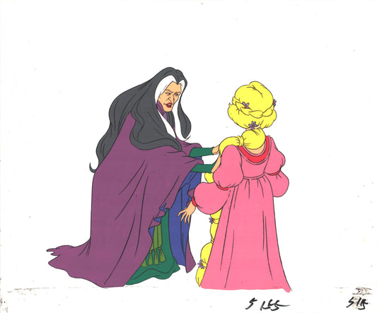 Hallmark Timeless Tales Rapunzel animation cel Hanna Barbera s-15