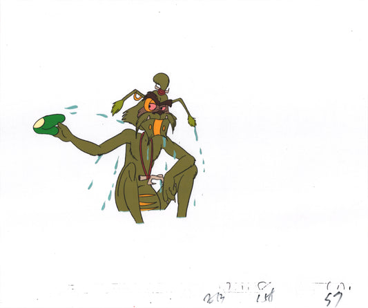 Star Wars: Ewoks Original Production Animation Cel and Drawing (drawing is stuck) from Lucasfilm C-S7