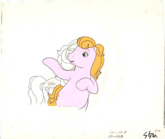 My Little Pony Original Production Animation Cel Hasbro Sunbow 1980s or 90s Used to Make the Cartoon J-S15