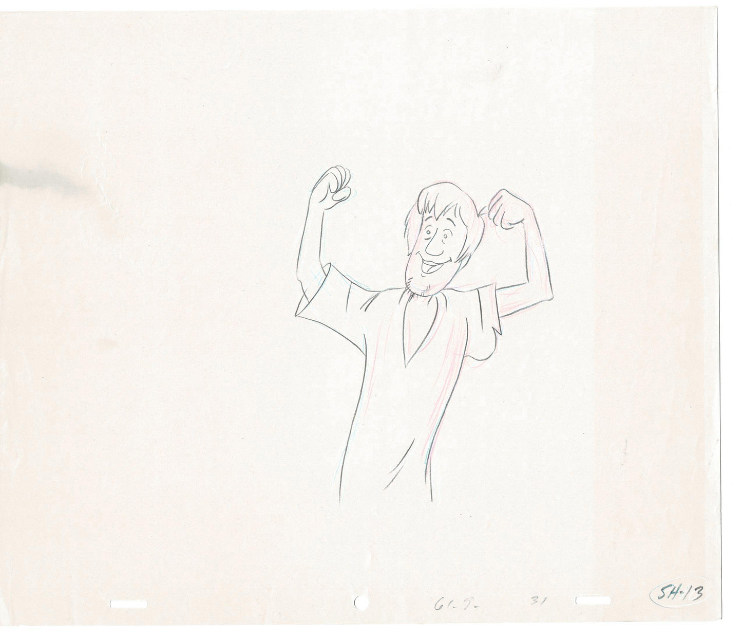 SCOOBY DOO New Movies 1972 Production Animation Cel Drawing Anime Hanna Barbera SC-05