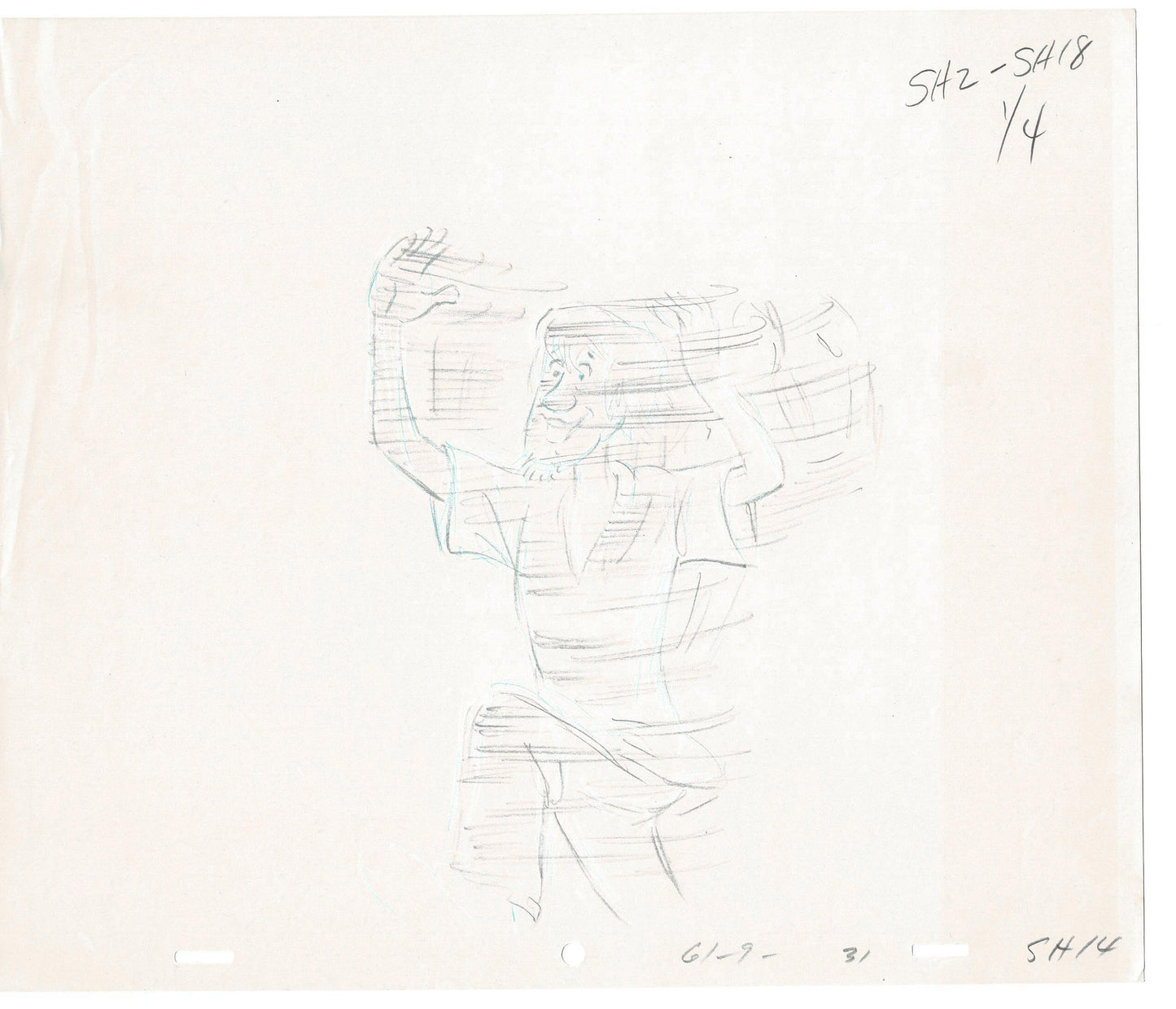 SCOOBY DOO New Movies 1972 Production Animation Cel Drawing Anime Hanna Barbera SC-06