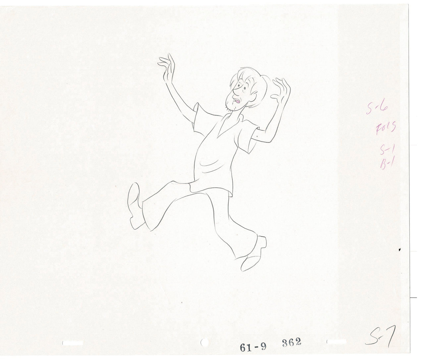 SCOOBY DOO New Movies 1972 Production Animation Cel Drawing Anime Hanna Barbera SC-08