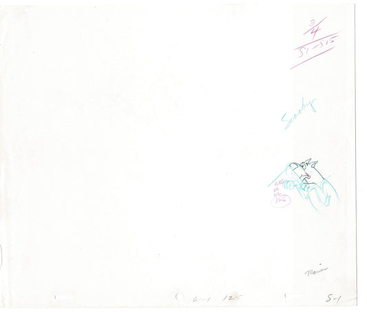 SCOOBY DOO New Movies 1972 Production Animation Cel Drawing Anime Hanna Barbera SC-22