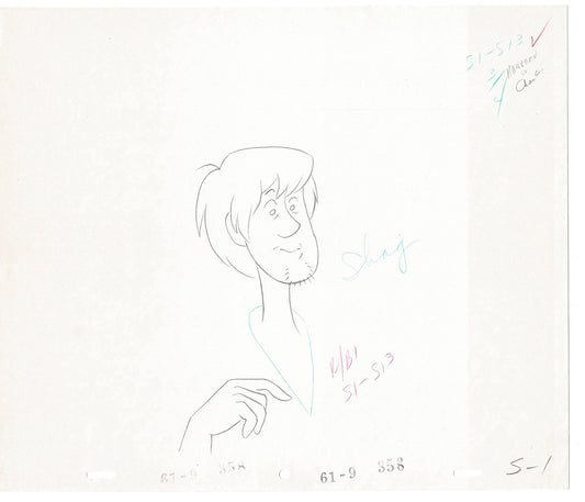 SCOOBY DOO New Movies 1972 Production Animation Cel Drawing Anime Hanna Barbera SC-24
