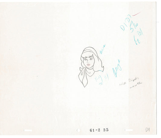 SCOOBY DOO New Movies 1972 Production Animation Cel Drawing Anime Hanna Barbera SC-29