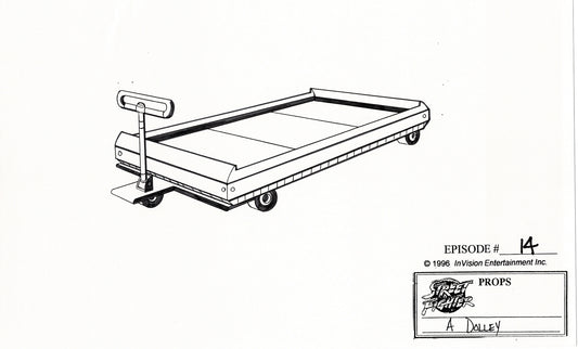 Street Fighter Model Original Hand-Drawn Group of 2 1996 Episode 14 Capcom B-23