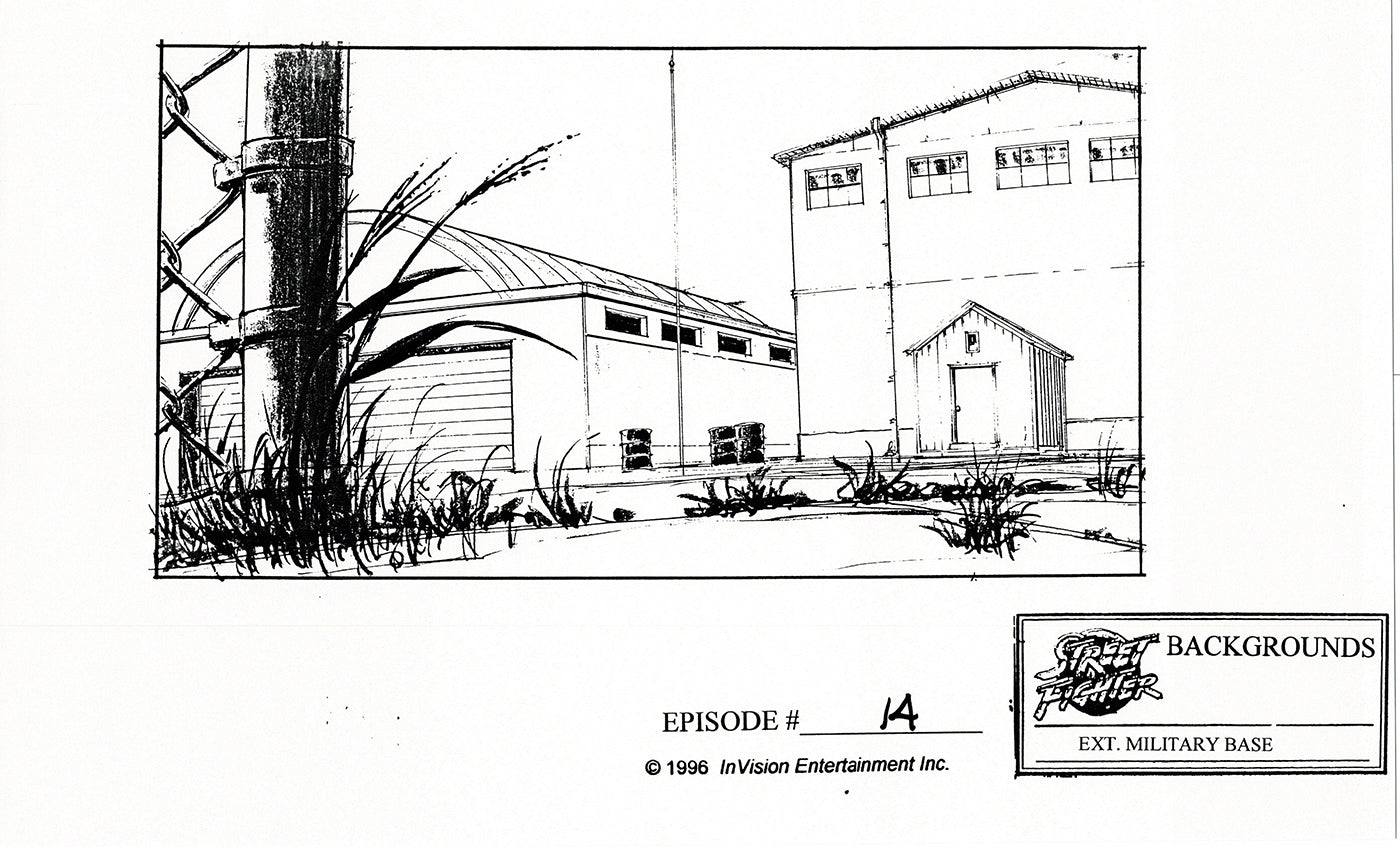 Street Fighter 61 Page Production Copy Model Group Used to Make Four Episodes 1995-1997 Capcom PLUS One Hand-Drawn Page