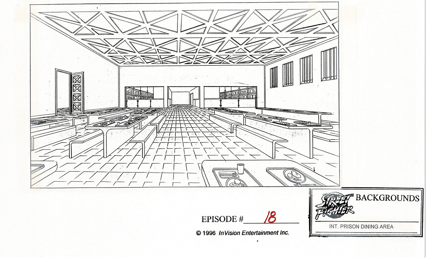 Street Fighter 61 Page Production Copy Model Group Used to Make Four Episodes 1995-1997 Capcom PLUS One Hand-Drawn Page