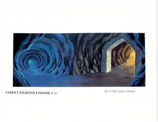 Street Fighter 19 Page Production Copy Model Group Used to Make Two Episodes 1995-1997 Capcom