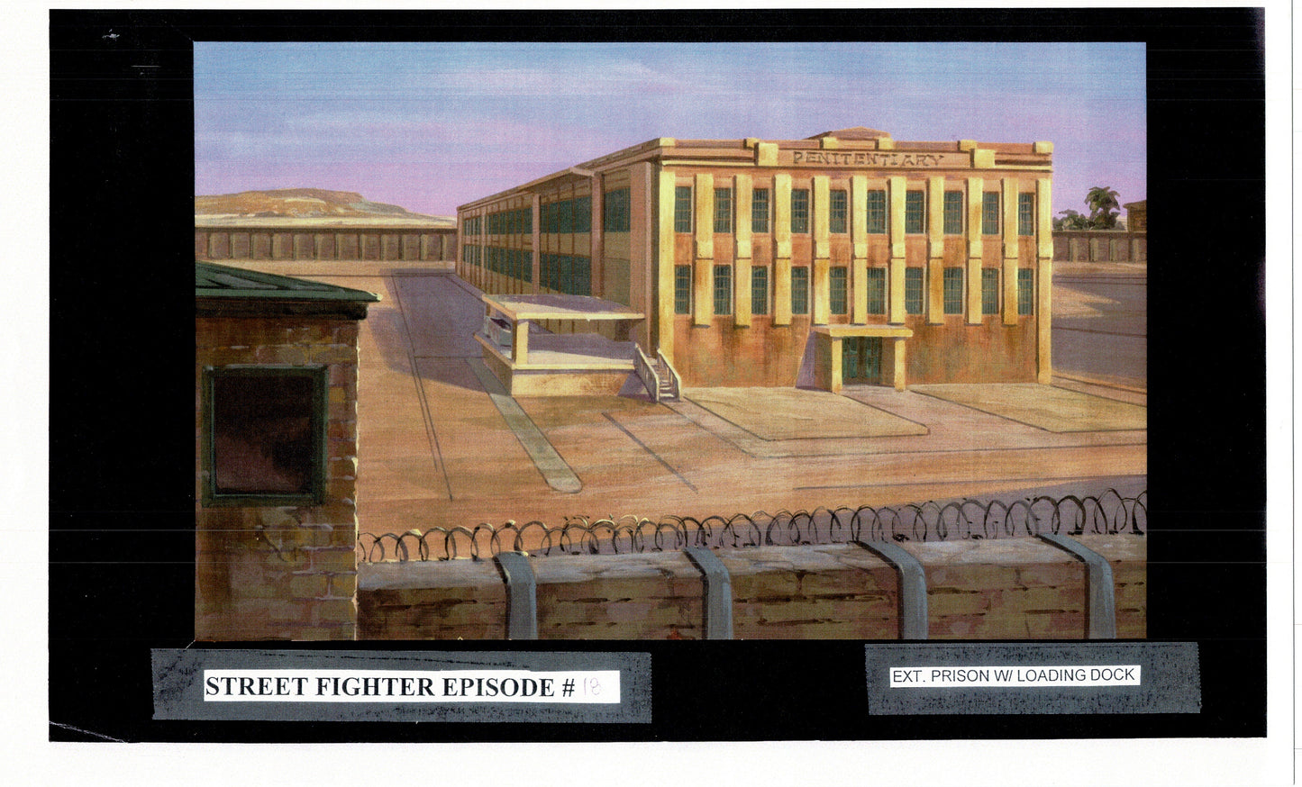 Street Fighter 19 Page Production Copy Model Group Used to Make Two Episodes 1995-1997 Capcom