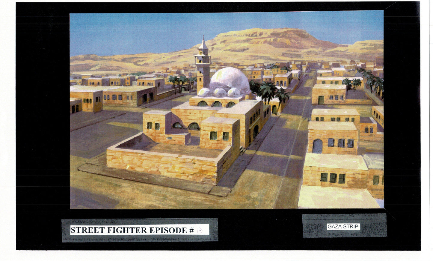 Street Fighter 19 Page Production Copy Model Group Used to Make Two Episodes 1995-1997 Capcom