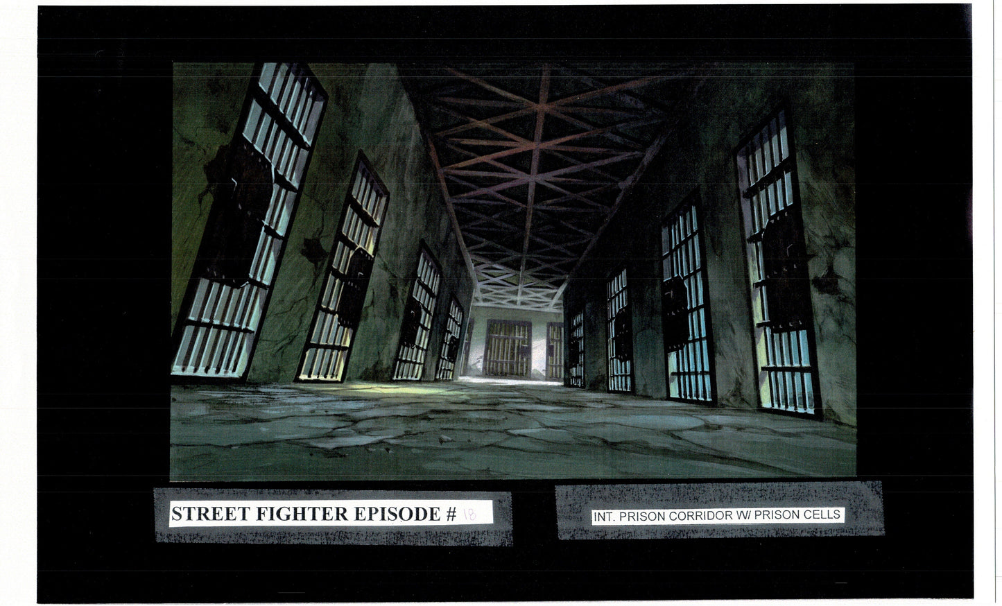 Street Fighter 19 Page Production Copy Model Group Used to Make Two Episodes 1995-1997 Capcom