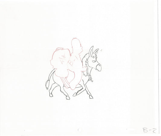 The Simpsons Homer Original Production Animation Cel Drawing Fox from 1994 474