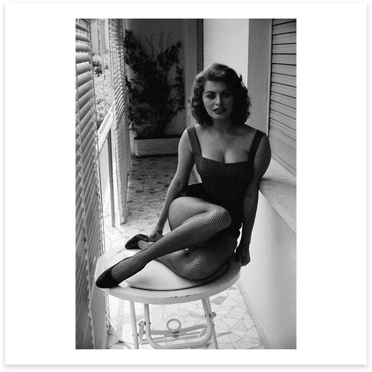 David Seymour Sophia Loren At Her Home Rome Italy Limited Edition Magnum Photograph Print