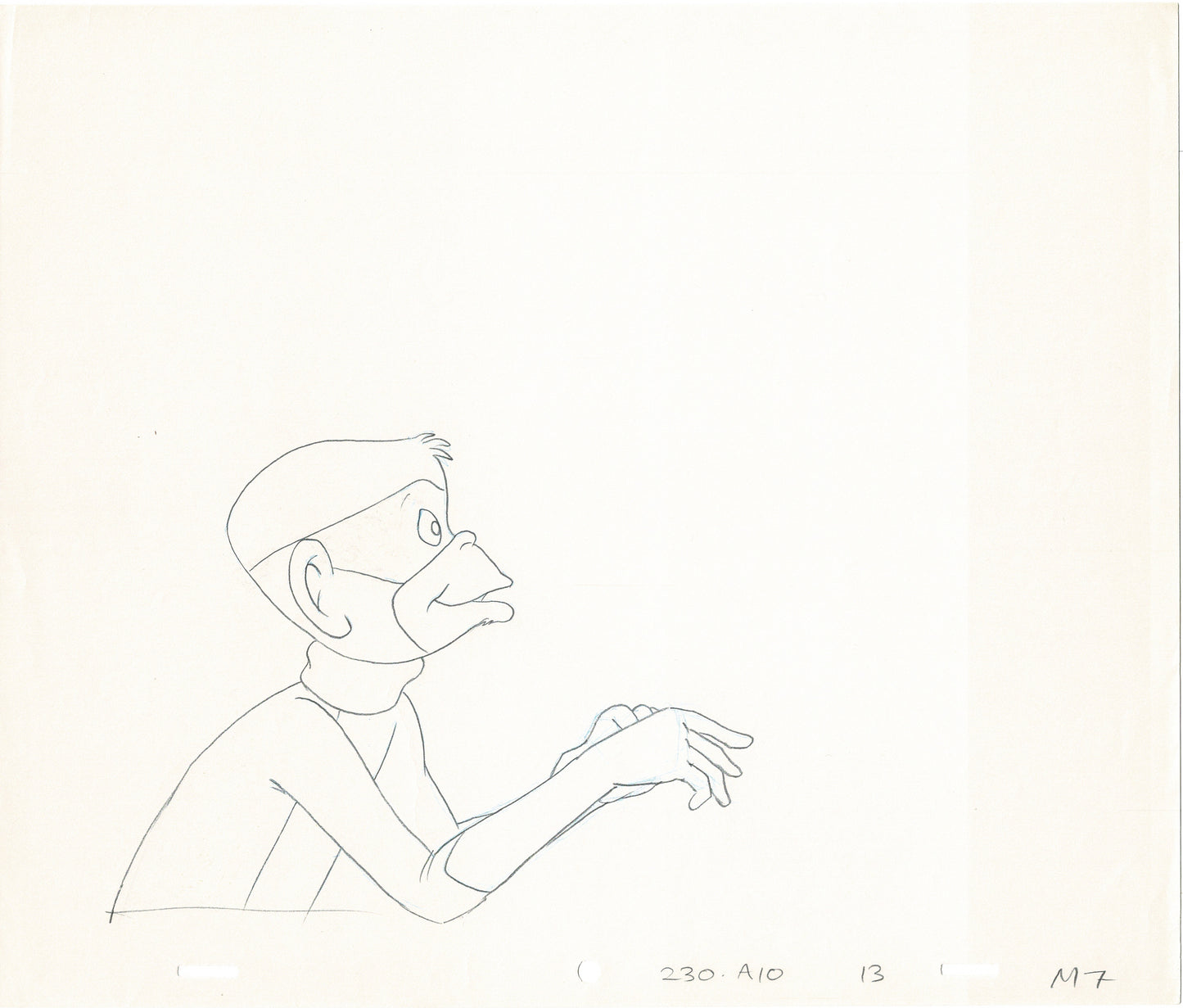 Space Ghost Blip Cartoon Animation Cel Drawing Hanna Barbera 1981-2 3