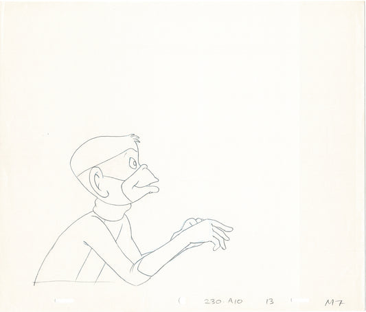 Space Ghost Blip Cartoon Animation Cel Drawing Hanna Barbera 1981-2 3