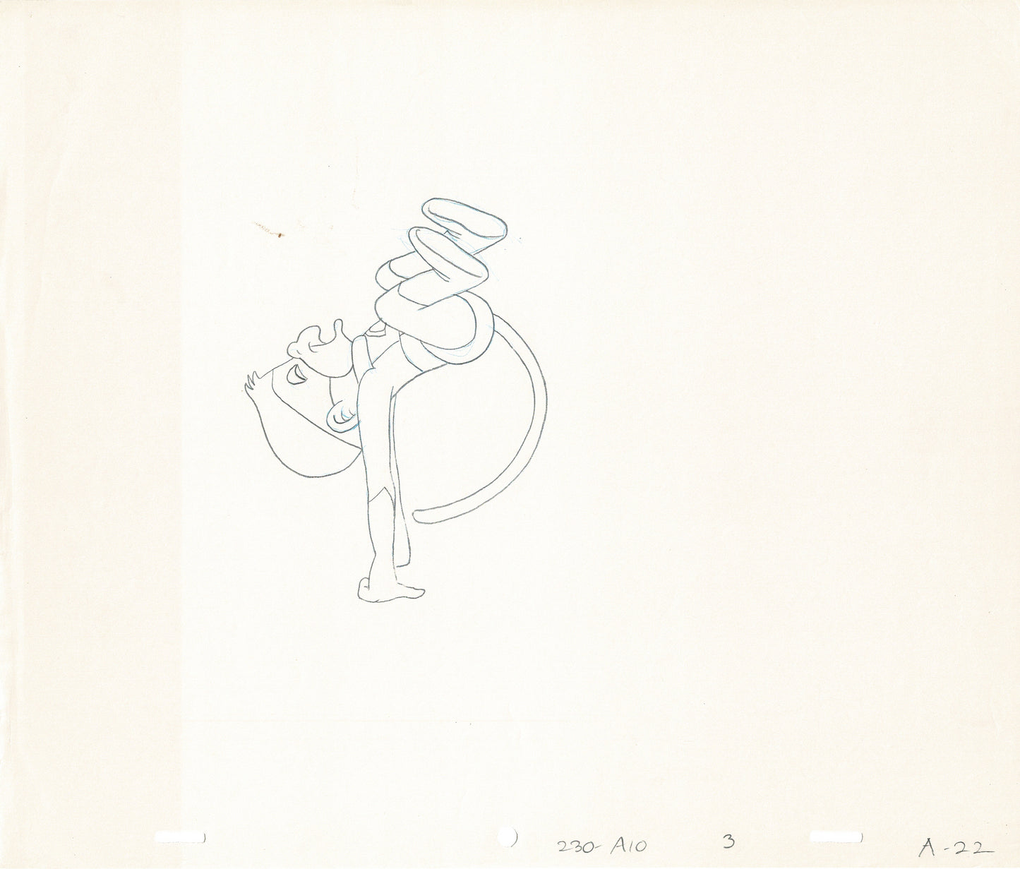 Space Ghost Blip Cartoon Animation Cel Drawing Hanna Barbera 1981-2 4