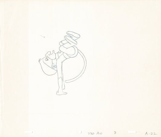 Space Ghost Blip Cartoon Animation Cel Drawing Hanna Barbera 1981-2 4