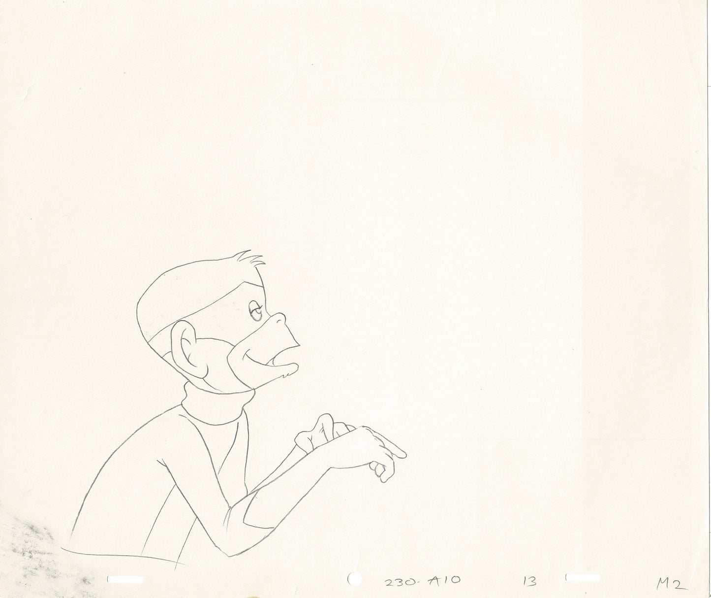 Space Ghost Blip Cartoon Animation Cel Drawing Hanna Barbera 1981-2 5