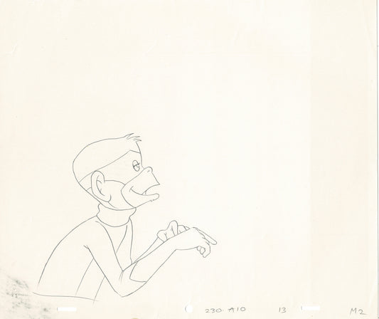 Space Ghost Blip Cartoon Animation Cel Drawing Hanna Barbera 1981-2 5