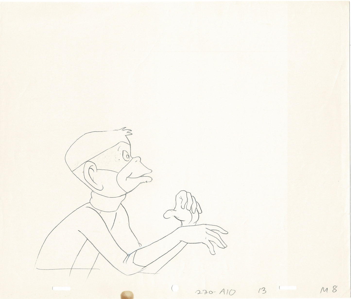 Space Ghost Blip Cartoon Animation Cel Drawing Hanna Barbera 1981-2 7