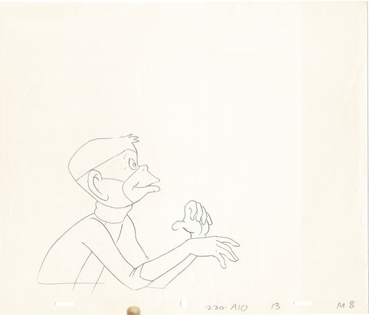 Space Ghost Blip Cartoon Animation Cel Drawing Hanna Barbera 1981-2 7