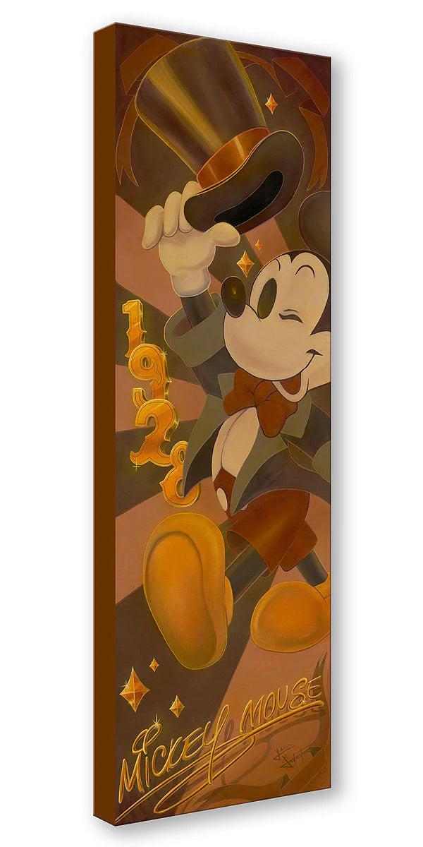 Mickey Mouse Walt Disney Fine Art Jean Salvatore Limited Edition of 1500 TOC Treasures on Canvas Print Belle - 1928 Mickey