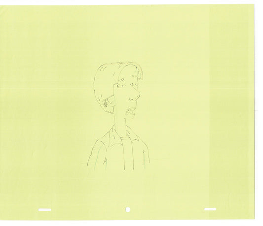 David Spade TWO Cel Drawings from Sammy Production TV Cartoon SNL Alum 2000 AD-03