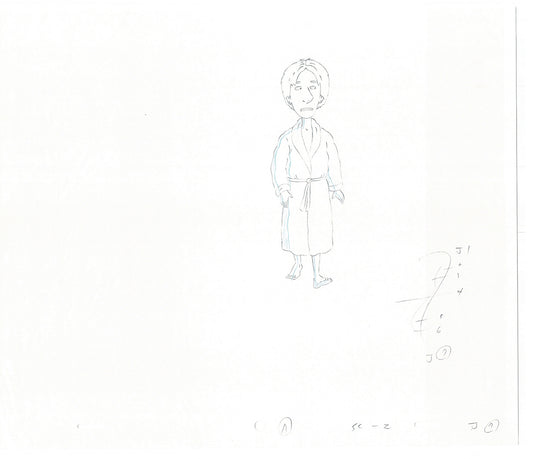 David Spade TWO Cel Drawings from Sammy Production TV Cartoon SNL Alum 2000 AD-19