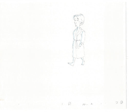 David Spade TWO Cel Drawings from Sammy Production TV Cartoon SNL Alum 2000 AD-23