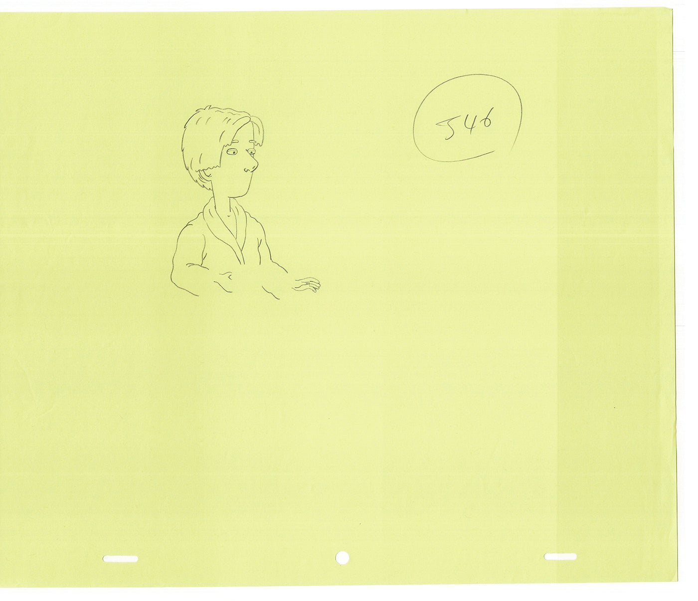 David Spade TWO Cel Drawings from Sammy Production TV Cartoon SNL Alum 2000 AD-33