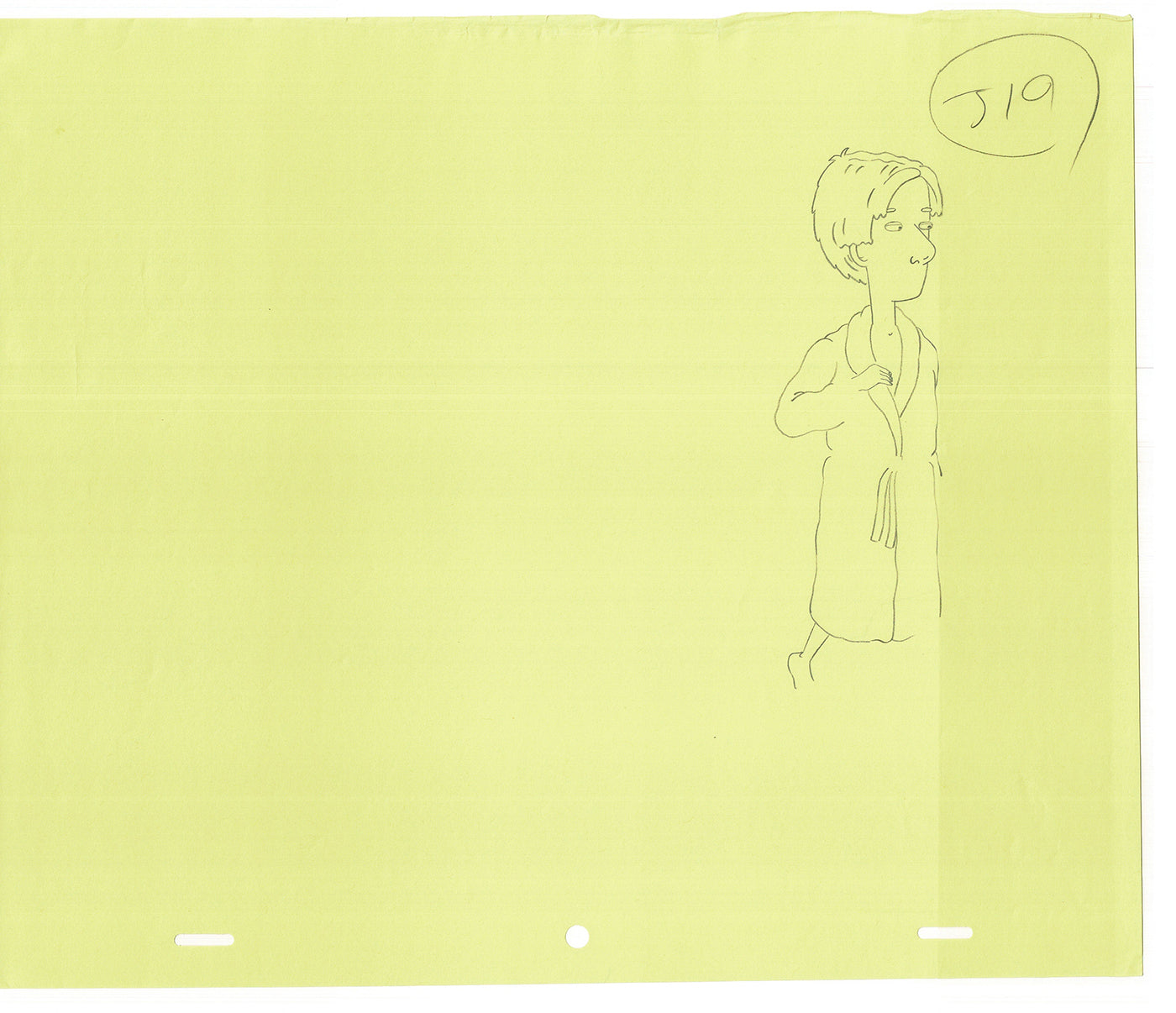 David Spade TWO Cel Drawings from Sammy Production TV Cartoon SNL Alum 2000 AD-41