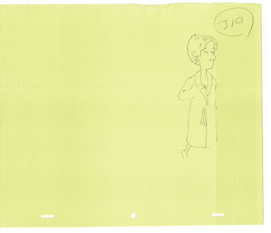David Spade TWO Cel Drawings from Sammy Production TV Cartoon SNL Alum 2000 AD-41
