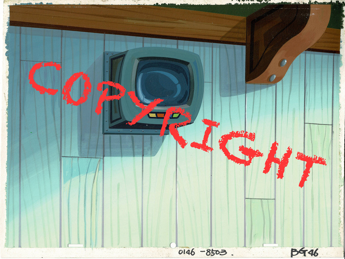 Yogi Bear Animation Production Background Cartoon Hanna Barbera 1980s 813