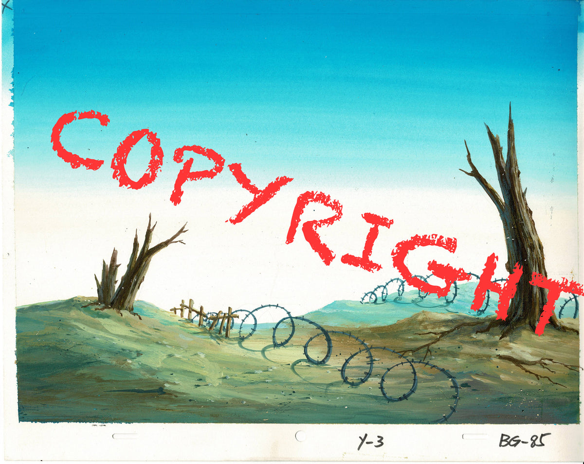 Yogi Bear Animation Production Background Cartoon Hanna Barbera 1980s 850