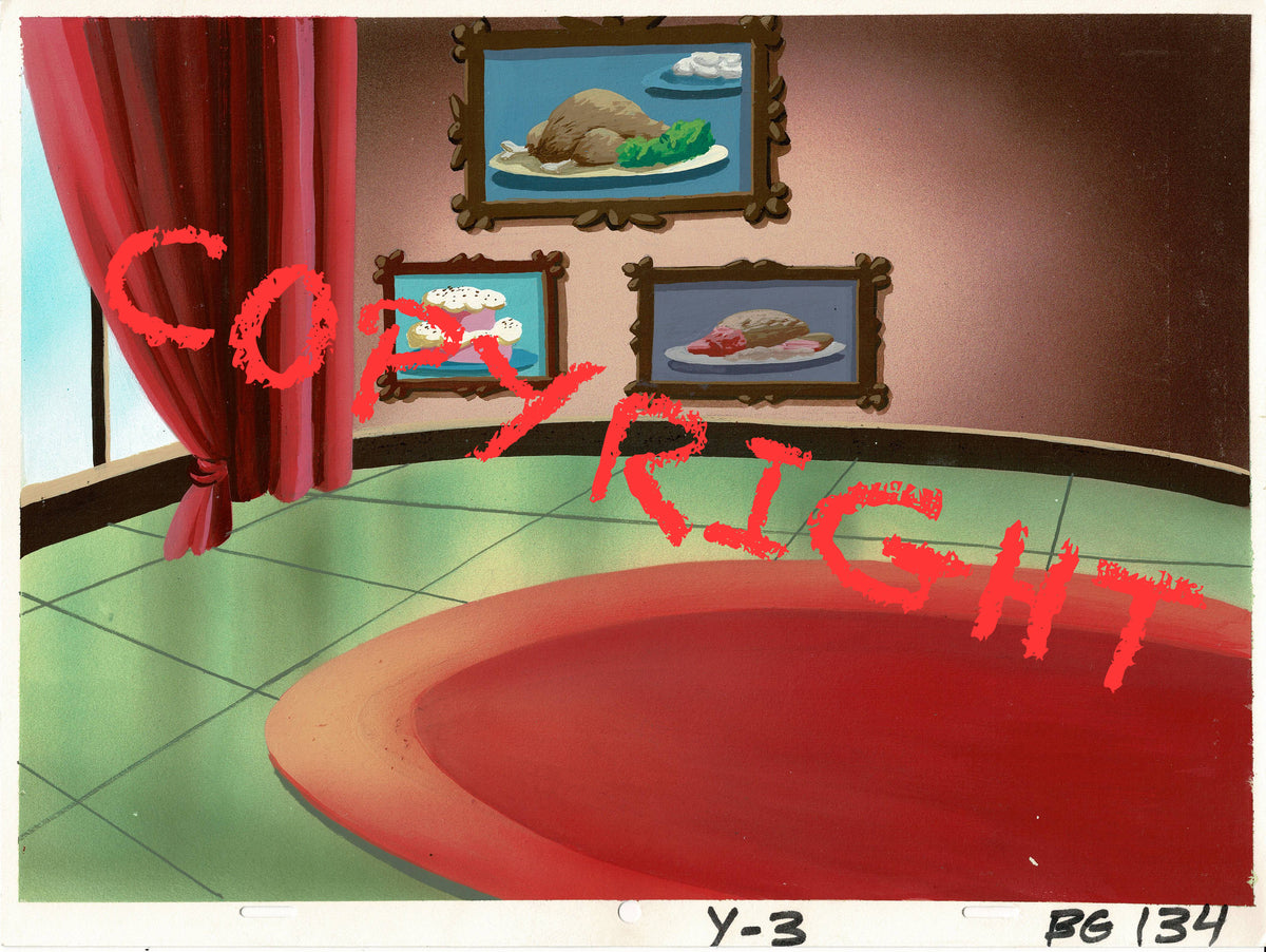 Yogi Bear Animation Production Background Cartoon Hanna Barbera 1980s 218