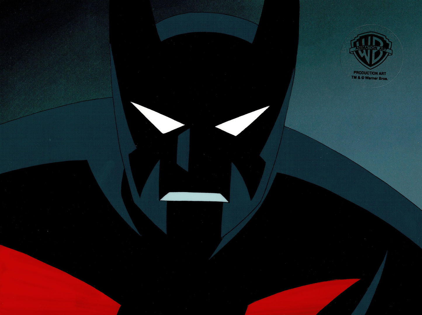 Batman Beyond Original Production Animation Cel Setup Warner Bros DC 1999 Rebirth a