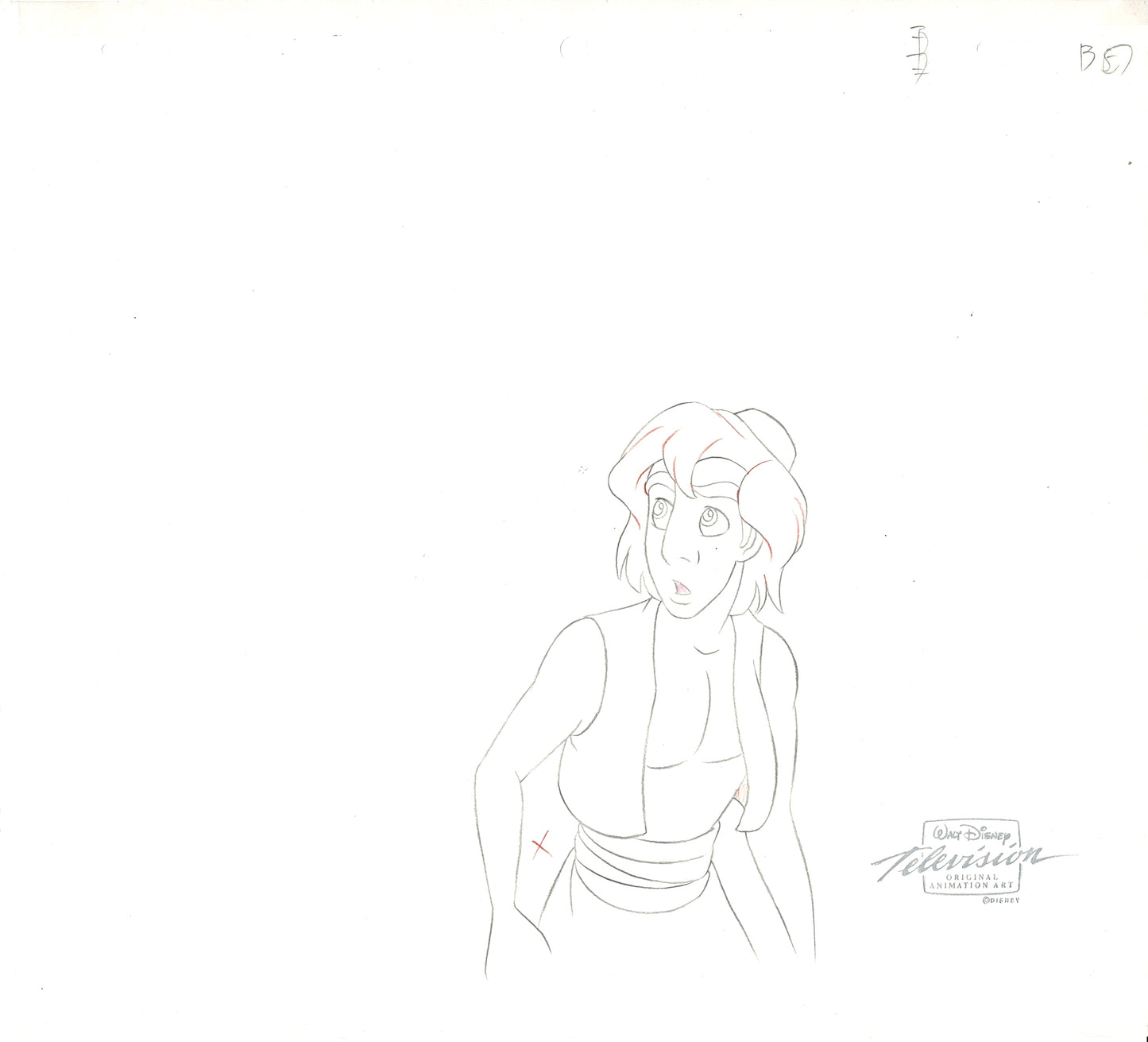 Aladdin IAGO Walt Disney Production Art Animation Cel and Drawings from 1994 Return of Jafar 6 C-A