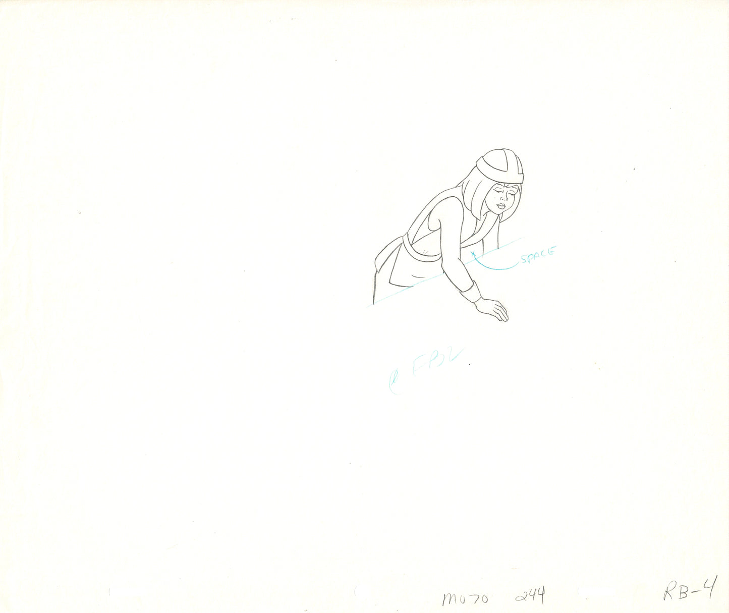 HE-MAN MOTU Production Animation Cel Drawing Filmation 1980s rd1