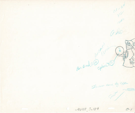 HE-MAN MOTU Production Animation Cel Drawing Filmation 1980s rd2