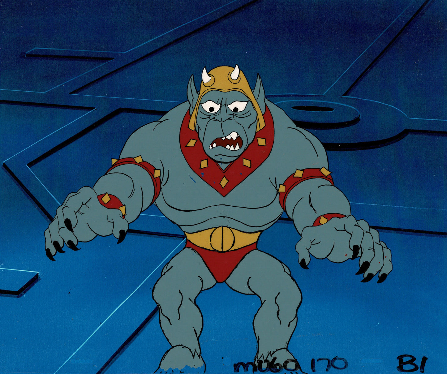 HE-MAN MOTU Braylok Production Animation Cel Filmation 1980s rd7