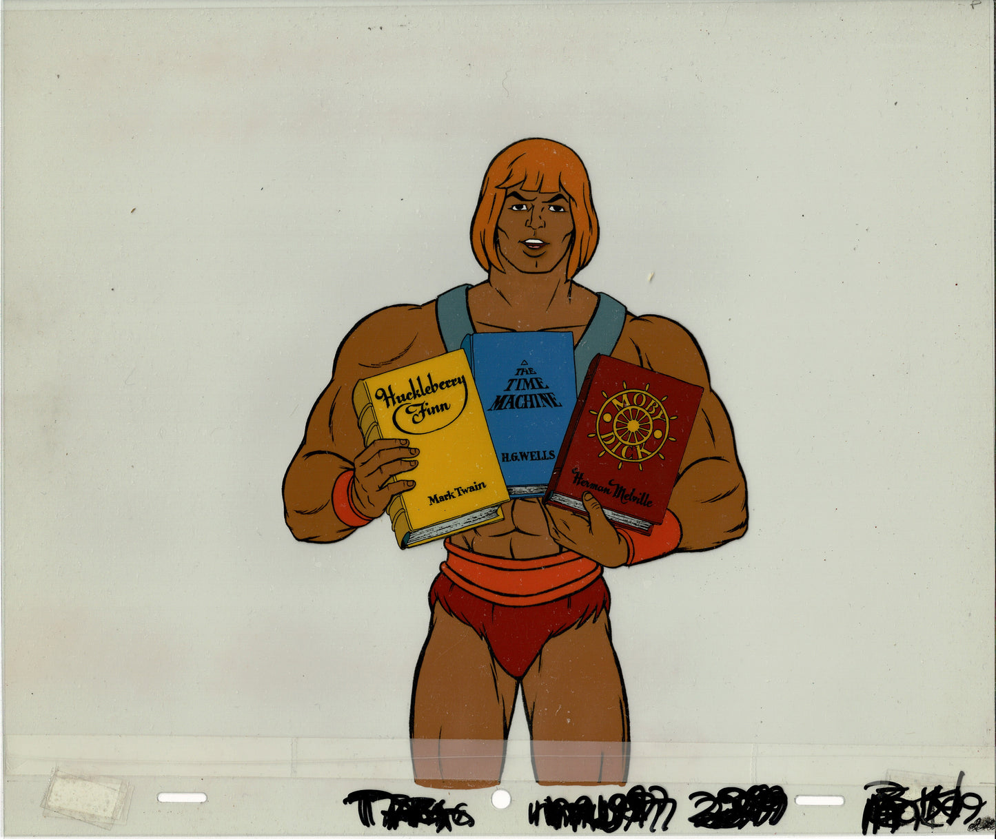 HE-MAN MOTU Production Animation Cel Setup Filmation 1985 rd8