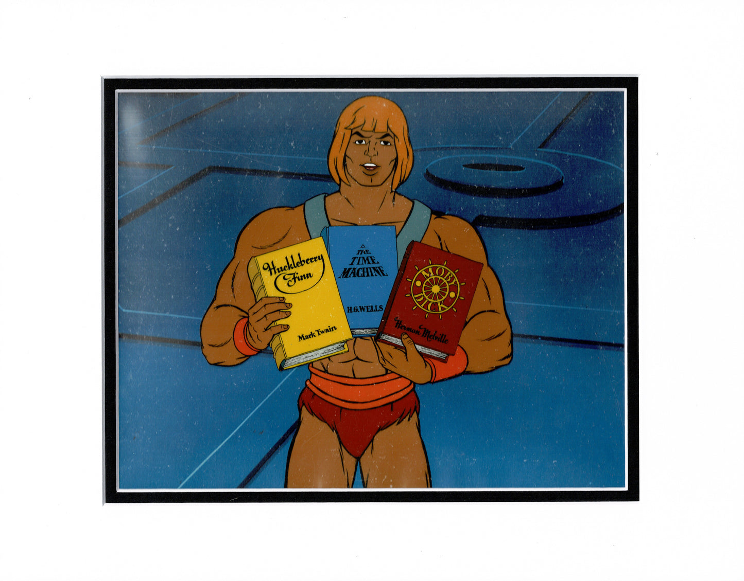 HE-MAN MOTU Production Animation Cel Setup Filmation 1985 rd8