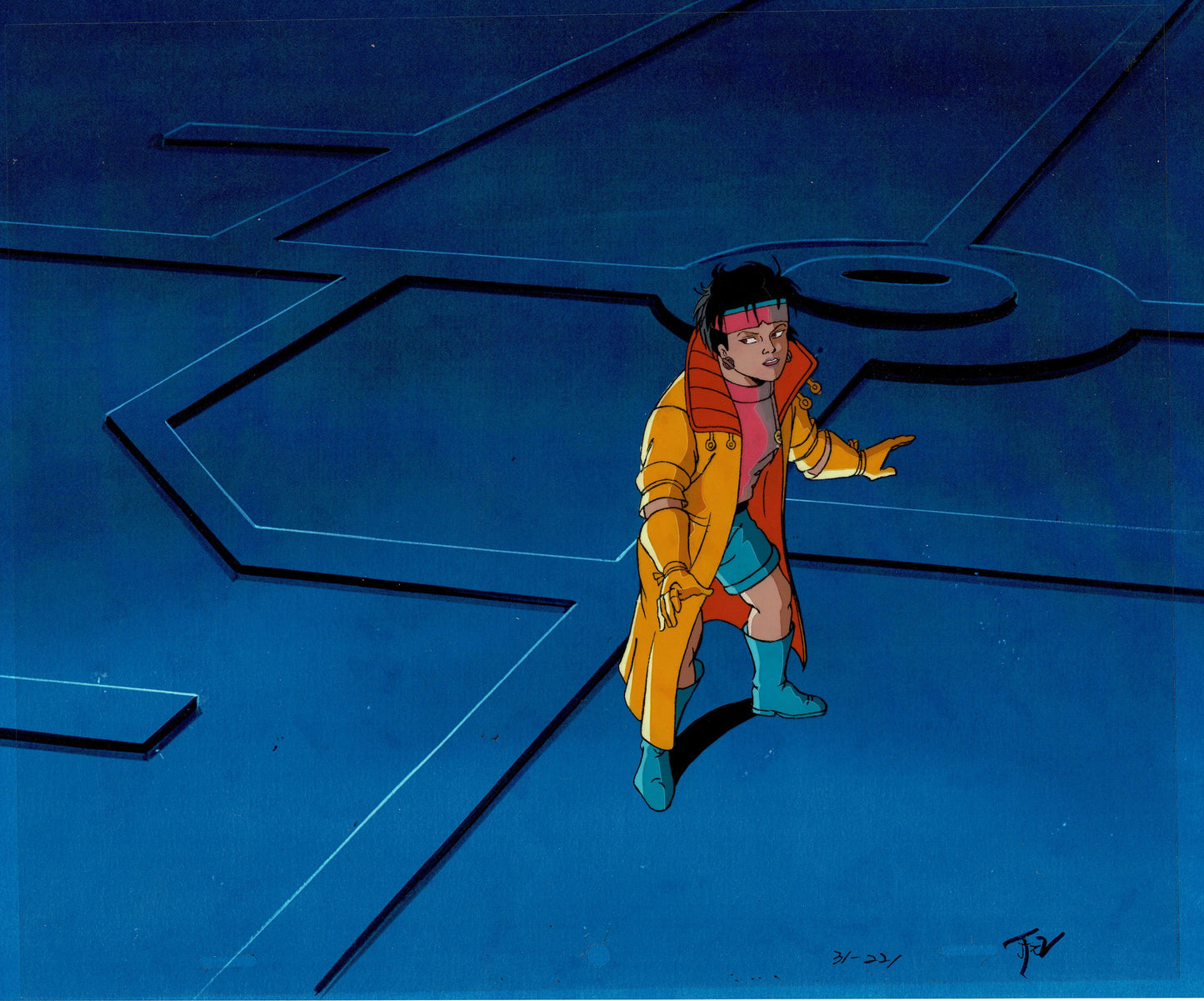 X-Men Jubilee Marvel Production Animation Cel 1992-7