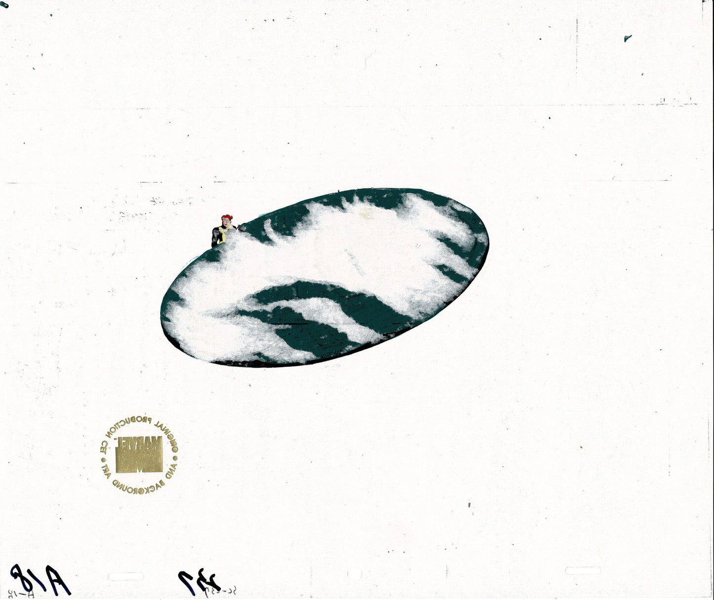 X-Men Multi-Character Production Animation Cel 1995 with Marvel Seal Wolverine Professor X Gambit Storm and more