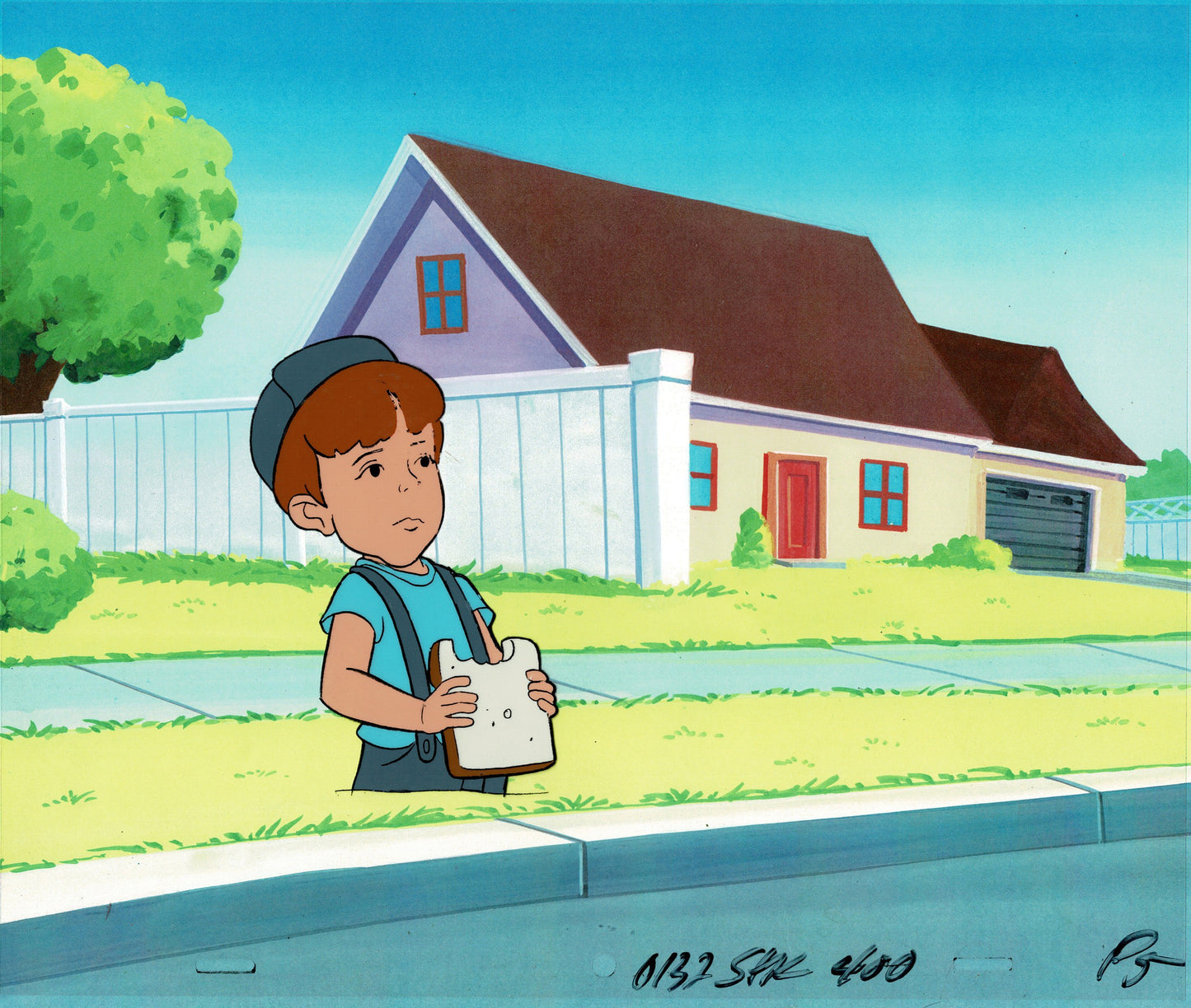 Little Rascals Original Production Animation Cel Hanna Barbera 1982-83 A-09