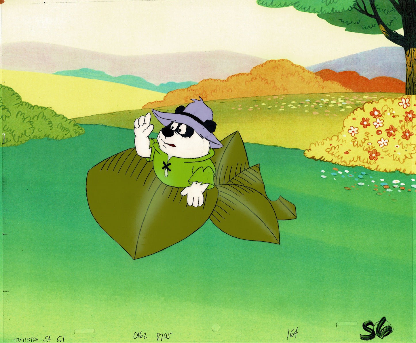 Don Coyote and Sancho Panda Production Animation Cel n Drawing Hanna Barbera 79