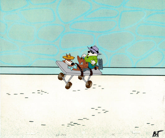 The Adventures of Don Coyote and Sancho Panda Production Animation Cel and Drawing Hanna Barbera 1990-1991 B1061